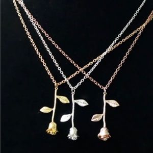 Womens rose jewelry set